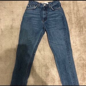 reformation petite high cigarette jeans